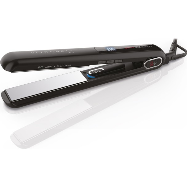 G-Evo Ultra Heat Silk Chrome Titanium מחליק שיער מקצועי